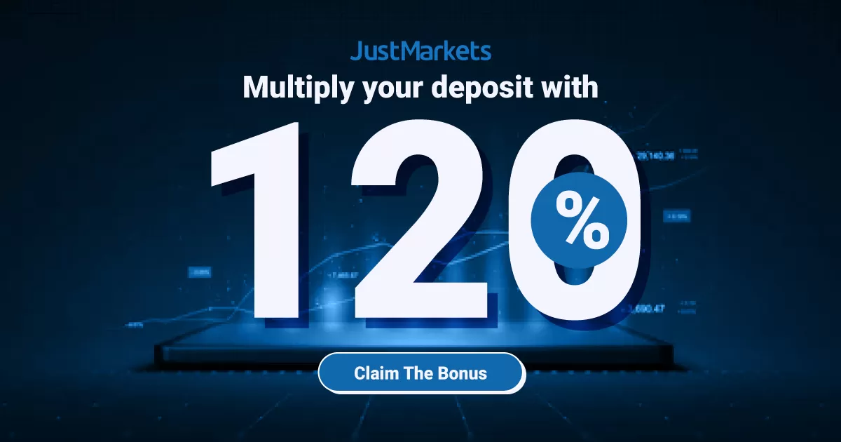 Forex 120% Deposit Bonus - JustMarkets